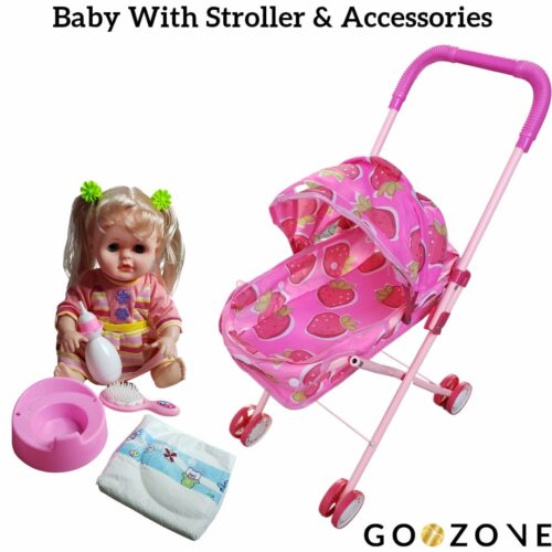 Baby with Stroller & Accessories