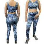 Blue Abstract Outfit
