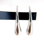 Silver Teardrop Earring